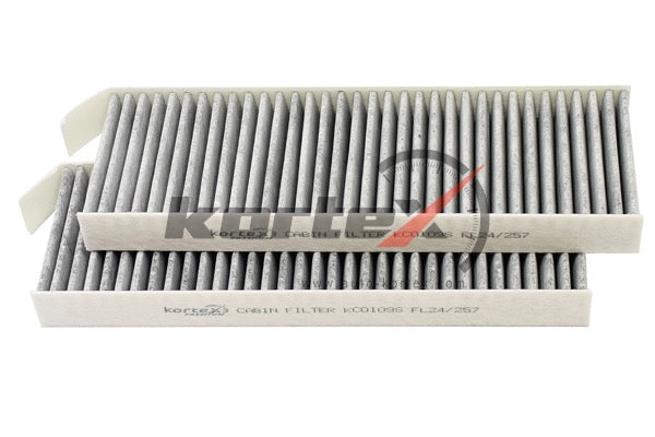AT10124 Filter Filter Cabin CITROEN C4 PICASSO BERLINGO PEUGEOT PARTNER 3008 5008 08- (set 2pcs) (coal) 6447.XF 6447XG