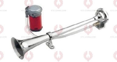 AT10345 Car Horn LENGTH: 400MM VOLTAGE: 12V 24V CURRENT: 15A SOUND LEVEL: 115+- 10DB FREQUENCY: 530 680HZ