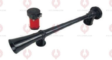 AT10350 Car Horn LENGTH: 490MM VOLTAGE: 12V 24V CURRENT: 15A SOUND LEVEL: 115+-10DB FREQUENCY :530 680HZ