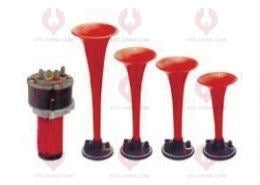 AT10371 Car Horn LENGTH: 195 210 255 275MM VOLTAGE: 12V 24V CURRENT: 15A SOUND LEVEL: 115+-10DB FREQUENCY: 530 680HZ