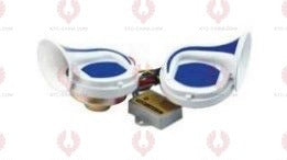 AT10393 Car Horn DIAMETER: ⏀90MM VOLTAGE: 12V 24V CURRENT: 4A SOUND LEVEL: 115+-10DB FREQUENCY: 410+-20 510+-20HZ