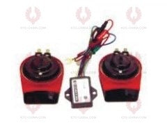 AT10395 Car Horn DIAMETER: ⏀80MM VOLTAGE: 12V 24V CURRENT: 4A SOUND LEVEL: 115+-10DB FREQUENCY: 410+-20 510+-20HZ