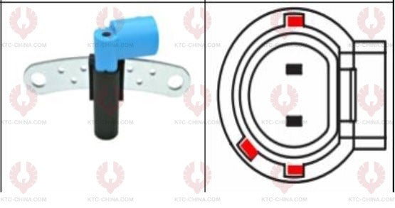 AT13087 Crankshaft Position Sensor 6001548175 8200436025 2379800QAC 8200643171 77 00 101 969 82 00 396 919 82 00 436 025 DACIA LOGAN NISSAN KUBISTAR (X76) RENAULT TWINGO (C06) RENAULT MEGANE I (BA0 1) (2004 09 - ) (2003 08 - ) (1993 03 - )