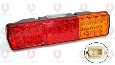 AT20210 Rear Light KAMAZ MAZ LED with back socket Vehicle Type: Truck Light type :Tail Light ФП 130