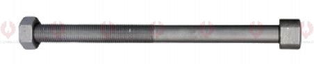 AT4607 C-Bolt C-BOLT OUTSIDE THREAD: M16X1.5 LENGTH UNDER HEAD: 8"=203 THREAD LENGTH: 152 HEAD HEIGHT: 11 HEAD DIAMETER: 30 A F DIMENSION: 24 NUT HEIGHT: 15