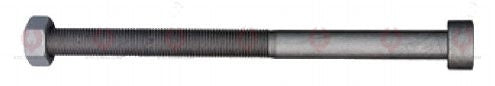 AT4649 C-Bolt C-BOLT OUTSIDE THREAD: M18X1.5 LENGTH UNDER HEAD: 18"=457 THREAD LENGTH: 343 HEAD HEIGHT: 17 HEAD DIAMETER: 28 A F DIMENSION: 27 NUT HEIGHT: 20