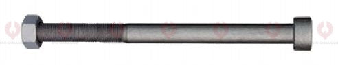 AT4668 C-Bolt C-BOLT OUTSIDE THREAD: M18X1.5 LENGTH UNDER HEAD: 11"=279 THREAD LENGTH: 209 HEAD HEIGHT: 14 HEAD DIAMETER: 29 A F DIMENSION: 27 NUT HEIGHT: 18