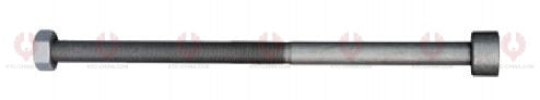 AT4703 C-Bolt C-BOLT OUTSIDE THREAD: M12X1.75 LENGTH UNDER HEAD: 7"=178 THREAD LENGTH: 134 HEAD HEIGHT: 16 HEAD DIAMETER: 23 A F DIMENSION: 19 NUT HEIGHT: 10