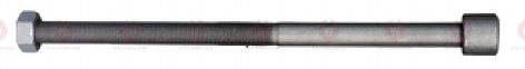 AT4706 C-Bolt C-BOLT OUTSIDE THREAD: M12X1.5 LENGTH UNDER HEAD: 12"=305 THREAD LENGTH: 229 HEAD HEIGHT: 14 HEAD DIAMETER: 17 A F DIMENSION: 19 NUT HEIGHT: 10