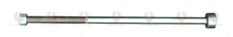 AT4720 C-Bolt C-BOLT OUTSIDE THREAD: 1 2"-20 LENGTH UNDER HEAD: 9"=229 THREAD LENGTH: 172 HEAD HEIGHT: 11 HEAD DIAMETER: 19 A F DIMENSION: 19 NUT HEIGHT: 17
