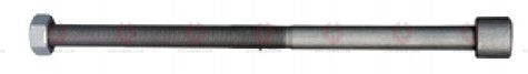 AT4724 C-Bolt C-BOLT OUTSIDE THREAD: M12X1.0 LENGTH UNDER HEAD: 6"=153 THREAD LENGTH: 115 HEAD HEIGHT: 14 HEAD DIAMETER: 17 A F DIMENSION: 19 NUT HEIGHT: 10