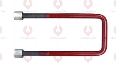 AT4812 U-Bolt VOLVO OUTSIDE THREAD: M20 INTERNAL WIDTH: 102 VIRTUAL LENGTH: 10"=254 THREAD LENGTH: 80 A F DIMENSION: 30 NUT HEIGHT: 32