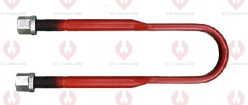AT4818 U-Bolt MERCEDES BENZ OUTSIDE THREAD: M27 INTERNAL WIDTH: 102 VIRTUAL LENGTH: 22"=559 THREAD LENGTH: 100 A F DIMENSION: 41 NUT HEIGHT: 41