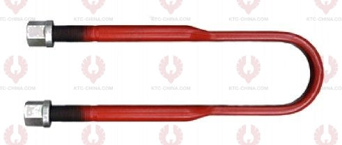 AT4833 U-Bolt MITSUBISHI NISSAN ISUZU HINO OUTSIDE THREAD: M27 INTERNAL WIDTH: 92 VIRTUAL LENGTH: 18"=457 THREAD LENGTH: 100 A F DIMENSION: 36 NUT HEIGHT: 40