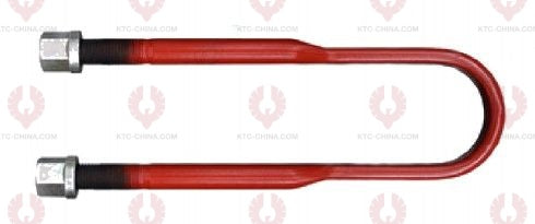AT4835 U-Bolt MITSUBISHI NISSAN ISUZU HINO OUTSIDE THREAD: M27 INTERNAL WIDTH: 92 VIRTUAL LENGTH: 14"=356 THREAD LENGTH: 100 A F DIMENSION: 36 NUT HEIGHT: 40