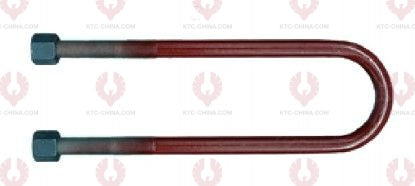 AT4844 U-Bolt EMPTY OUTSIDE THREAD: 7 8"-14 INTERNAL WIDTH: 128 VIRTUAL LENGTH: 15"=381 THREAD LENGTH: 100 A F DIMENSION: 32 NUT HEIGHT: 32
