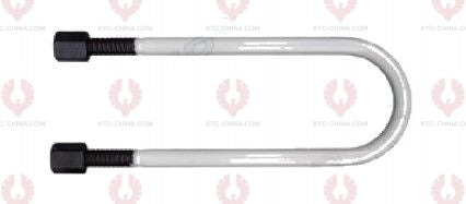 AT4851 U-Bolt ROR OUTSIDE THREAD: M22 INTERNAL WIDTH: 78 VIRTUAL LENGTH: 18"=457 THREAD LENGTH: 100 A F DIMENSION: 32 NUT HEIGHT: 32