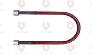AT4859 U-Bolt EMPTY OUTSIDE THREAD: 1 2"-20 INTERNAL WIDTH: 78 VIRTUAL LENGTH: 7"=178 THREAD LENGTH: 75 A F DIMENSION: 19 NUT HEIGHT: 19