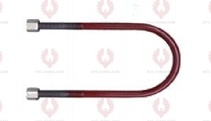 AT4868 U-Bolt TOYOTA OUTSIDE THREAD: M12 INTERNAL WIDTH: 78 VIRTUAL LENGTH: 6"=152 THREAD LENGTH: 75 A F DIMENSION: 19 NUT HEIGHT: 19