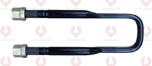 AT4891 U-Bolt MAN OUTSIDE THREAD: M27 INTERNAL WIDTH: 102 VIRTUAL LENGTH: 21"=533 THREAD LENGTH: 100 A F DIMENSION: 41 NUT HEIGHT: 41