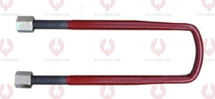 AT4898 U-Bolt MERCEDES BENZ OUTSIDE THREAD: M24 INTERNAL WIDTH: 102 VIRTUAL LENGTH: 20"=508 THREAD LENGTH: 75 A F DIMENSION: 36 NUT HEIGHT: 36