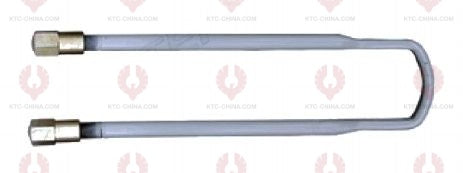 AT4920 U-Bolt SCANIA OUTSIDE THREAD: M22 INTERNAL WIDTH: 92 VIRTUAL LENGTH: 13"=330 THREAD LENGTH: 85 A F DIMENSION: 32 NUT HEIGHT: 66