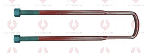 AT4940 U-Bolt MERCEDES BENZ OUTSIDE THREAD: M24 INTERNAL WIDTH: 102 VIRTUAL LENGTH: 21"=533 THREAD LENGTH: 100 A F DIMENSION: 36 NUT HEIGHT: 25