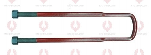 AT4942 U-Bolt MERCEDES BENZ OUTSIDE THREAD: M24 INTERNAL WIDTH: 102 VIRTUAL LENGTH: 19"=483 THREAD LENGTH: 100 A F DIMENSION: 36 NUT HEIGHT: 25