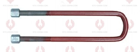 AT4961 U-Bolt MAN OUTSIDE THREAD: M24 INTERNAL WIDTH: 102 VIRTUAL LENGTH: 17"=432 THREAD LENGTH: 100 A F DIMENSION: 36 NUT HEIGHT: 40