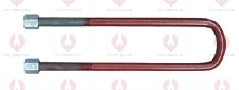 AT4971 U-Bolt VOLVO OUTSIDE THREAD: M24 INTERNAL WIDTH: 92 VIRTUAL LENGTH: 14"=356 THREAD LENGTH: 100 A F DIMENSION: 36 NUT HEIGHT: 36