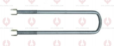 AT4973 U-Bolt STEYR OUTSIDE THREAD: M18 INTERNAL WIDTH: 92 VIRTUAL LENGTH: 12"=305 THREAD LENGTH: 90 A F DIMENSION: 27 NUT HEIGHT: 27