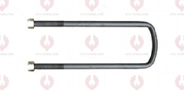 AT5012 U-Bolt MERCEDES BENZ OUTSIDE THREAD: M12 INTERNAL WIDTH: 64 VIRTUAL LENGTH: 9"=229 THREAD LENGTH: 80 A F DIMENSION: 19 NUT HEIGHT: 11