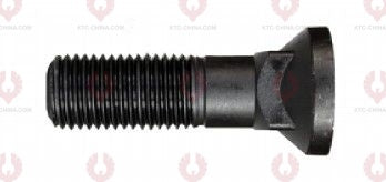 AT5028 Plow Bolt PLOW BOLTS OUTSIDE THREAD: 1"-8 LENGTH UNDER HEAD: 80 THREAD LENGTH: 45 KNURLING DIAMETER: 25.4 HEAD HEIGHT: 25.4 HEAD DIAMETER: 40 A F DIMENSION: EMPTY NUT HEIGHT: EMPTY