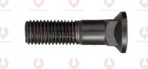 AT5035 Plow Bolt PLOW BOLTS OUTSIDE THREAD: 3 4"-10 LENGTH UNDER HEAD: 100 THREAD LENGTH: 55 KNURLING DIAMETER: 19 HEAD HEIGHT: 19.2 HEAD DIAMETER: 30 A F DIMENSION: EMPTY NUT HEIGHT: EMPTY