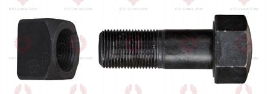 AT5094 Track Bolt TRACK BOLTS OUTSIDE THREAD: M30X1.5 LENGTH UNDER HEAD: 95 THREAD LENGTH: 50 KNURLING DIAMETER: 30 HEAD HEIGHT: 28 HEAD DIAMETER: 46 A F DIMENSION: 45 NUT HEIGHT: 30