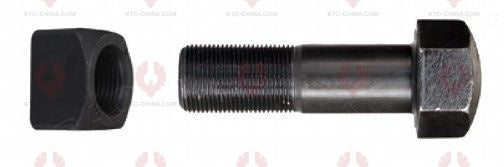 AT5103 Track Bolt TRACK BOLTS OUTSIDE THREAD: 1"-12 LENGTH UNDER HEAD: 75 THREAD LENGTH: 40 KNURLING DIAMETER: 25.4 HEAD HEIGHT: 24 HEAD DIAMETER: 38 A F DIMENSION: 36 NUT HEIGHT: 24