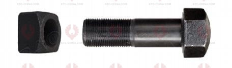 AT5112 Track Bolt TRACK BOLTS OUTSIDE THREAD: M22X1.5 LENGTH UNDER HEAD: 60 THREAD LENGTH: 30 KNURLING DIAMETER: 22 HEAD HEIGHT: 22 HEAD DIAMETER: 32 A F DIMENSION: 33 NUT HEIGHT: 22