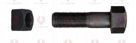 AT5115 Track Bolt TRACK BOLTS OUTSIDE THREAD: M20X1.5 LENGTH UNDER HEAD: 56 THREAD LENGTH: 30 KNURLING DIAMETER: 20 HEAD HEIGHT: 19 HEAD DIAMETER: 30 A F DIMENSION: 30 NUT HEIGHT: 21