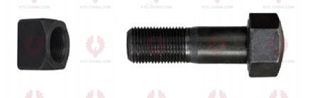 AT5117 Track Bolt TRACK BOLTS OUTSIDE THREAD: 3 4"-16 LENGTH UNDER HEAD: 65 THREAD LENGTH: 40 KNURLING DIAMETER: 19 HEAD HEIGHT: 18 HEAD DIAMETER: 28 A F DIMENSION: 28 NUT HEIGHT: 19