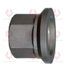 AT5155 Bolt DFM VIOLET REAR-KNUR I OUTSIDE THREAD: M22X1.5 LENGTH UNDER HEAD: 106 THREAD LENGTH: 50 KNURLING DIAMETER: 22.5 HEAD HEIGHT: 11 HEAD DIAMETER: 36 A F DIMENSION: 32 NUT HEIGHT: 32