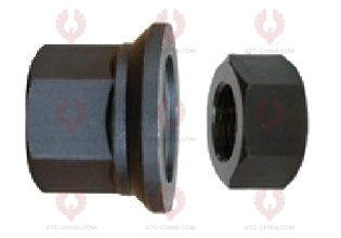 AT5173 Bolt FAW LIUT FRONT-KNUR I OUTSIDE THREAD: M24X1.5 OUTSIDE THREAD: M22X1.5 LENGTH: 123 KNURLING DIAMETER: 22.3 A F DIAMETER: 33 NUT HEIGHT: 32 A F DIAMETER: 32 NUT HEIGHT: 21