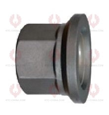 AT5177 Bolt SINO TRUCK HOWO FRONT OUTSIDE THREAD: M22X1.5 LENGTH UNDER HEAD: 72 THREAD LENGTH: 36 KNURLING DIAMETER: 23 HEAD HEIGHT: 11 HEAD DIAMETER: 35 A F DIMENSION: 32 NUT HEIGHT: 32