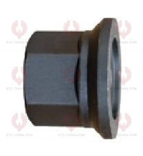 AT5183 Bolt SINO TRUCK HOWO STEYR REAR-KNUR I OUTSIDE THREAD: M22X1.5 LENGTH UNDER HEAD: 110 THREAD LENGTH: 42 KNURLING DIAMETER: 23.3 HEAD HEIGHT: 12 HEAD DIAMETER: 39 A F DIMENSION: 32 NUT HEIGHT: 32