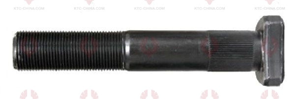AT5188 Bolt SINO TRUCK SAIC-IVECO HONGYAN REAR IMPROVE-KNUR I OUTSIDE THREAD: M22X1.5 LENGTH UNDER HEAD: 130 THREAD LENGTH: 50 KNURLING DIAMETER: 22.3 HEAD HEIGHT: 12 HEAD DIAMETER: 36 A F DIMENSION: EMPTY NUT HEIGHT: EMPTY