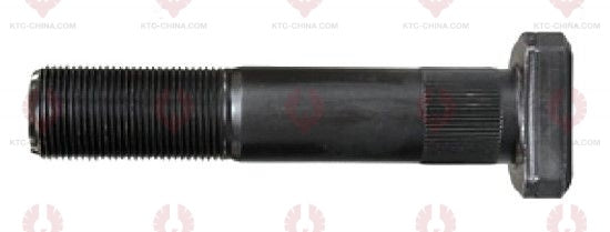 AT5192 Bolt SINO TRUCK SAIC-IVECO HONGYAN REAR-KNUR I OUTSIDE THREAD: M22X1.5 LENGTH UNDER HEAD: 110 THREAD LENGTH: 45 KNURLING DIAMETER: 22.3 HEAD HEIGHT: 12 HEAD DIAMETER: 36 A F DIMENSION: EMPTY NUT HEIGHT: EMPTY