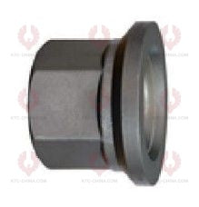 AT5195 Bolt KAMAZ OUTSIDE THREAD: M20X1.5 LENGTH UNDER HEAD: 83 THREAD LENGTH: 34 KNURLING DIAMETER: 22 HEAD HEIGHT: 11 HEAD DIAMETER: 33 A F DIMENSION: 30 NUT HEIGHT: 26