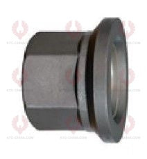 AT5207 Bolt KAMAZ OUTSIDE THREAD: M22X1.5 LENGTH UNDER HEAD: 96 THREAD LENGTH: 48 KNURLING DIAMETER: 24 HEAD HEIGHT: 11 HEAD DIAMETER: 35 A F DIMENSION: 33 NUT HEIGHT: 32