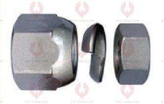 AT5221 Bolt HYUNDAI REAR OUTSIDE THREAD: M24X2.5 OUTSIDE THREAD: M22X1.5 LENGTH: 122 KNURLING DIAMETER: 22 A F DIAMETER: 41 NUT HEIGHT: 34 A F DIAMETER: 32 NUT HEIGHT: 18
