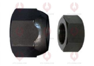 AT5229 Bolt HYUNDAI FRONT OUTSIDE THREAD: M24X2.5 OUTSIDE THREAD: M22X1.5 LENGTH: 95 KNURLING DIAMETER: 22 A F DIAMETER: 41 NUT HEIGHT: 30 A F DIAMETER: 32 NUT HEIGHT: 18