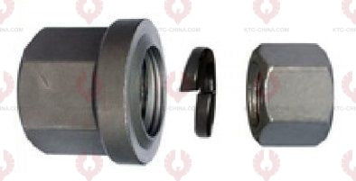 AT5321 Bolt HINO FUSO UNIVERSAL FRONT OUTSIDE THREAD: M30X2.0 OUTSIDE THREAD: M22X2.0 LENGTH: 120 KNURLING DIAMETER: 22 A F DIAMETER: 41 NUT HEIGHT: 43 A F DIAMETER: 32 NUT HEIGHT: 23